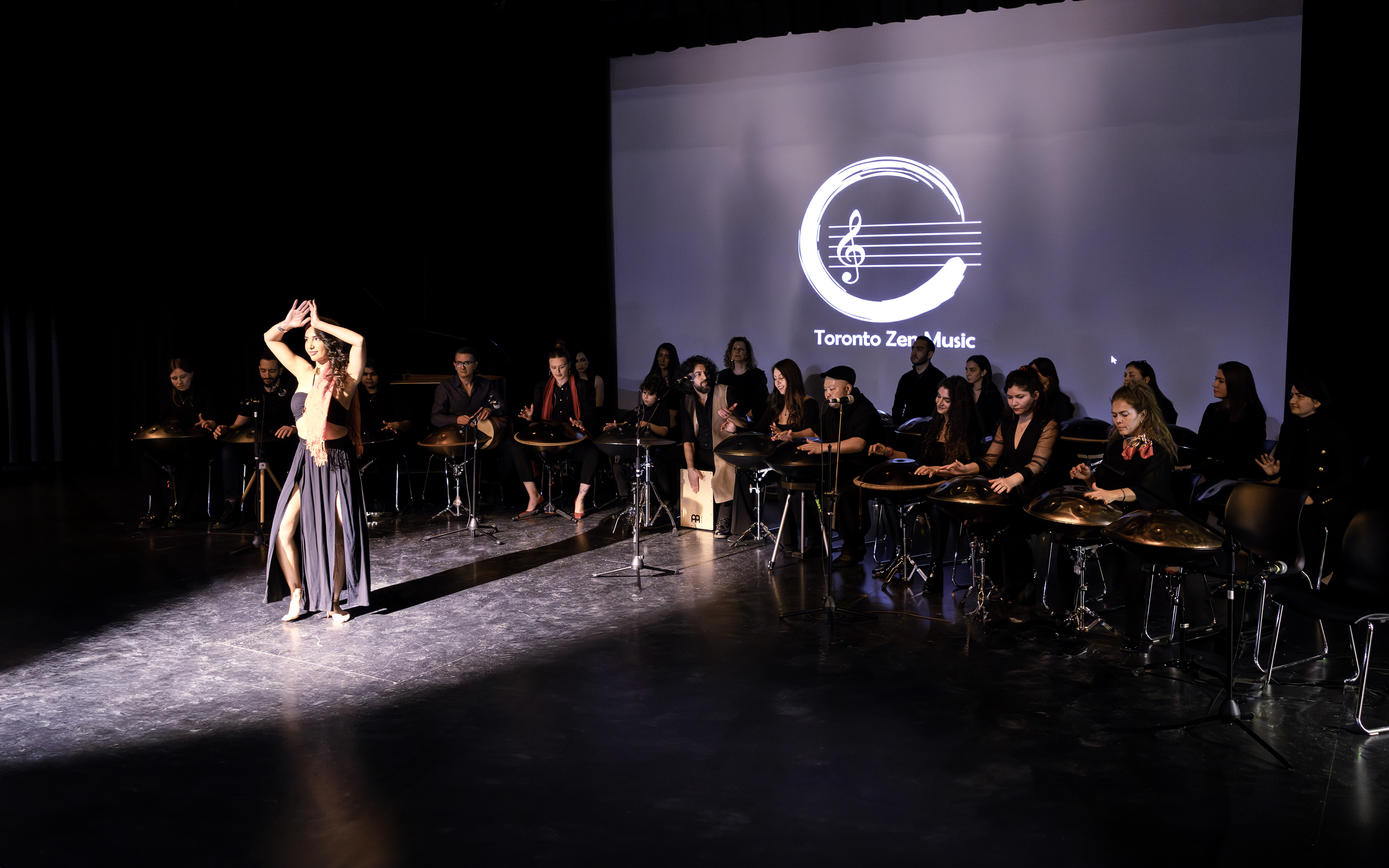 Music event with students performing